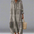 Margot | Monochrome Stripe Comfort Dress