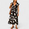 Valery™ | Flowing V-Neck Dress